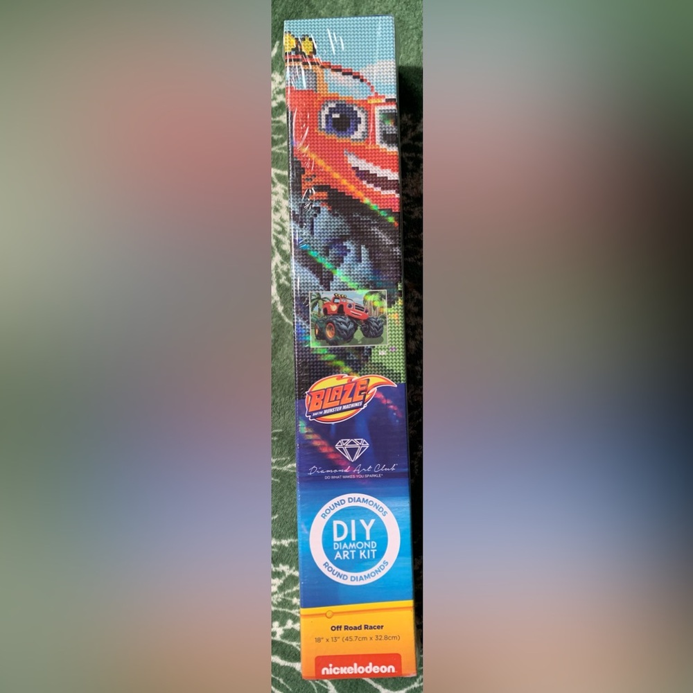 🌟Diamond Art Club Diamond Painting Off Road Racer Blaze and the Monster Machine